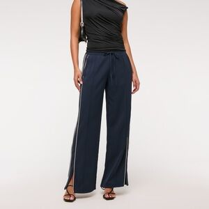 Abercrombie and fitch navy track pants